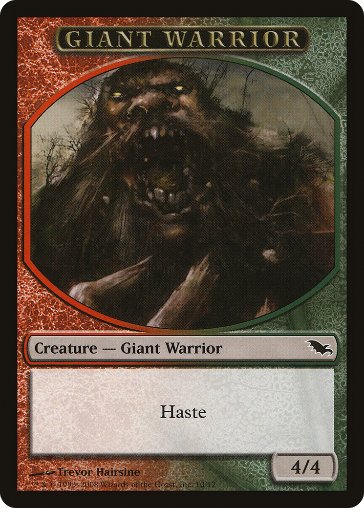 Giant Warrior Token (010) - Shadowmoor Tokens