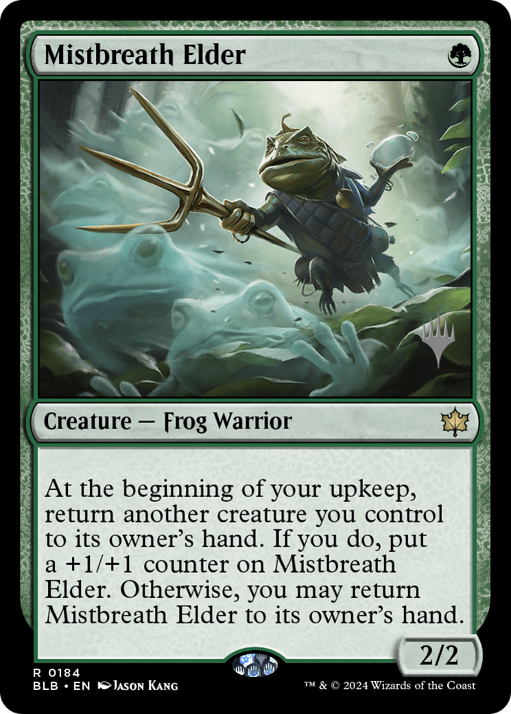 Mistbreath Elder (Promo Pack) [Bloomburrow Promos] | Silver Goblin