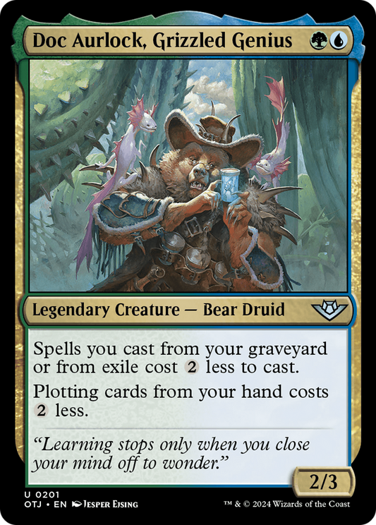 Doc Aurlock, Grizzled Genius [Outlaws of Thunder Junction] Foil
