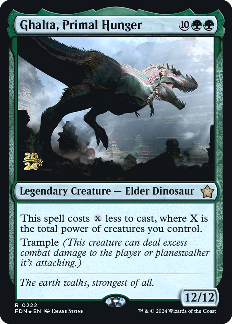 Ghalta, Primal Hunger Foil (222S)