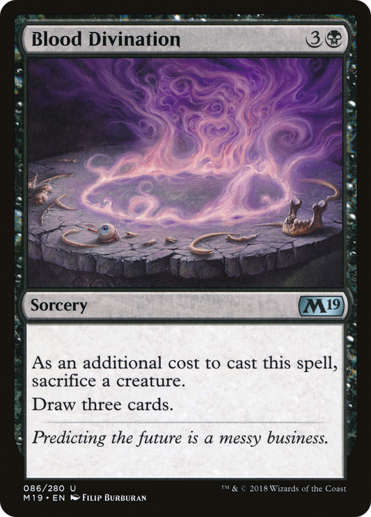 Blood Divination [Core Set 2019] Foil