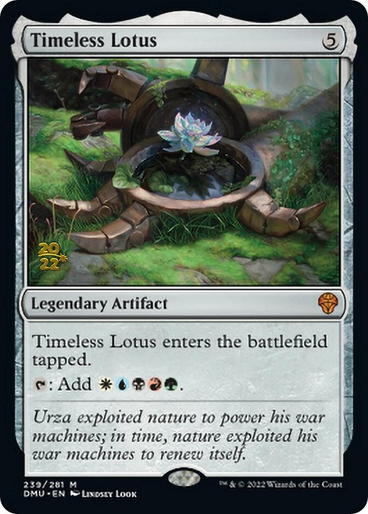 Timeless Lotus [Dominaria United Prerelease Promos] | Silver Goblin