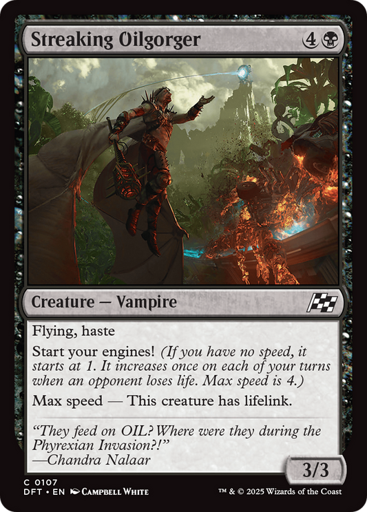 Streaking Oilgorger Foil (107) - Aetherdrift