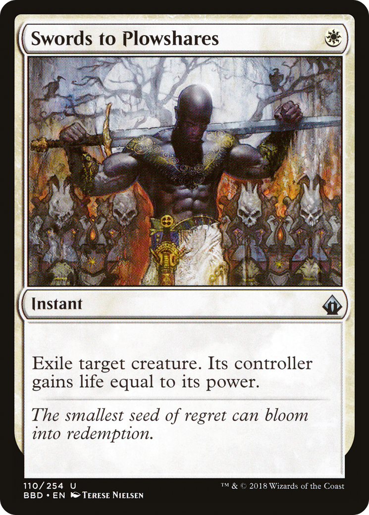 Swords to Plowshares [Battlebond] Foil
