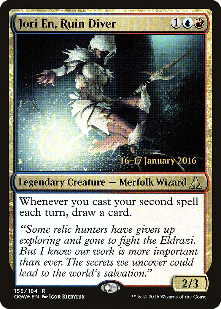 Jori En, Ruin Diver (155) Foil - Oath of the Gatewatch Promos