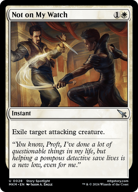 Not on my Watch [Murders at Karlov Manor] Foil