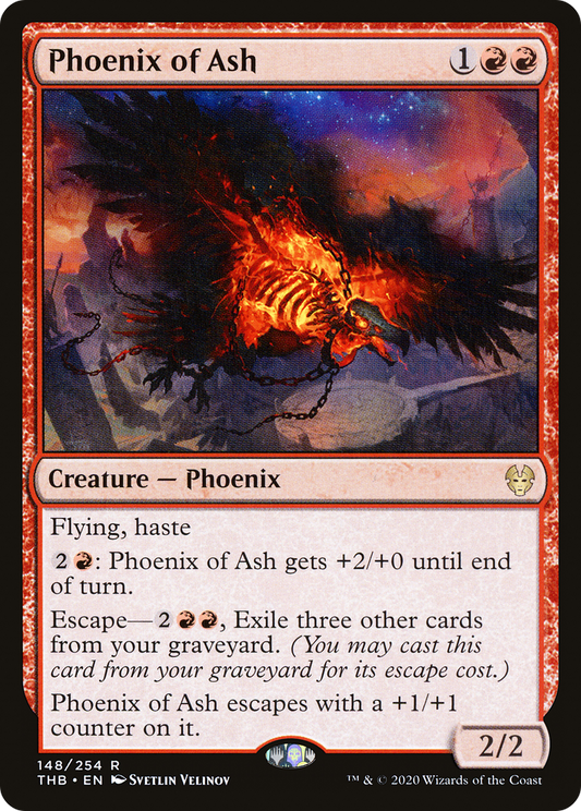 Phoenix of Ash [Theros Beyond Death] Foil