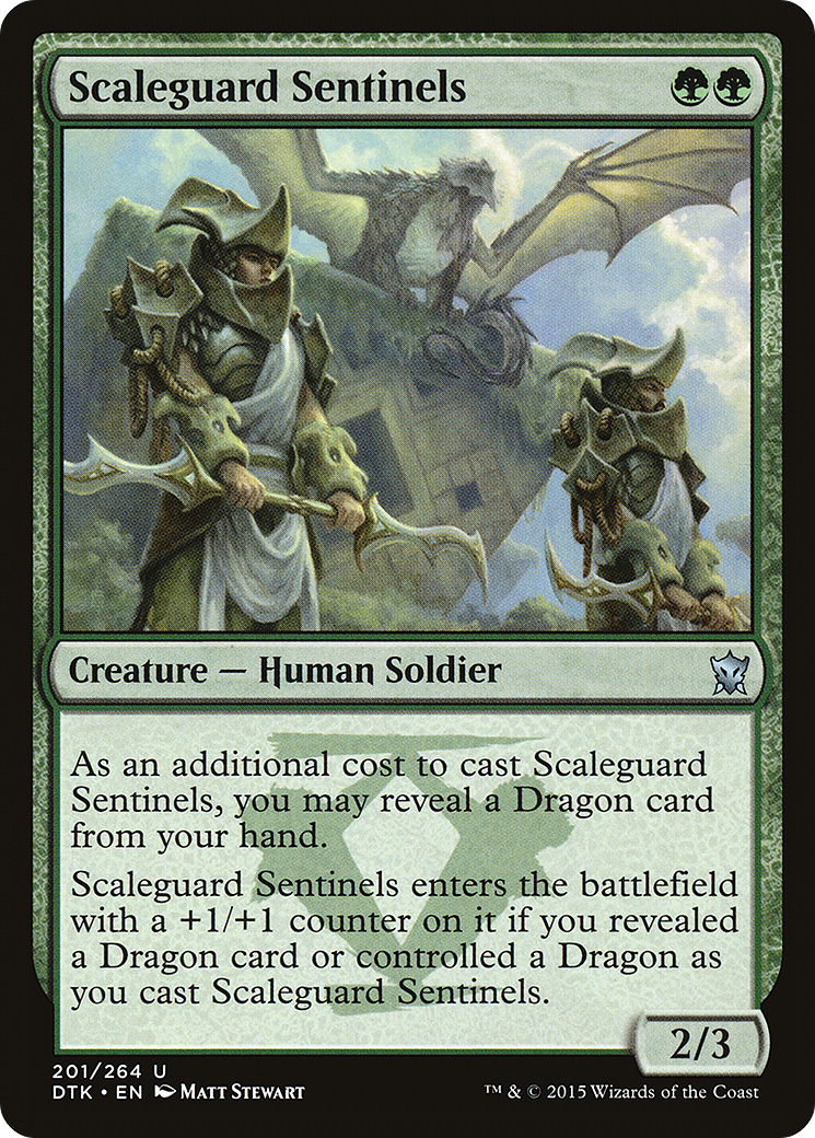 Scaleguard Sentinels (201) Foil - Dragons of Tarkir
