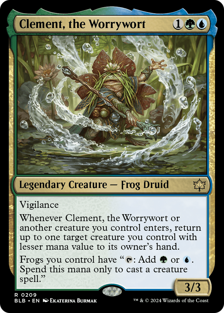 Clement, the Worrywort [Bloomburrow] Foil
