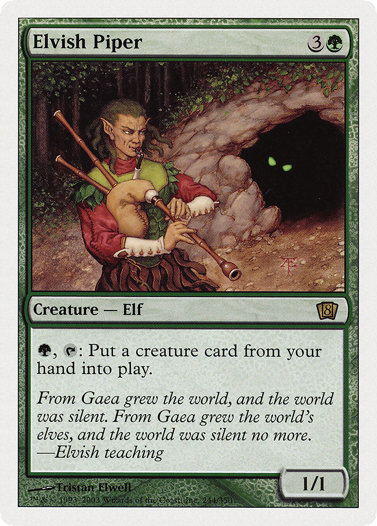 Elvish Piper (244) - Eighth Edition