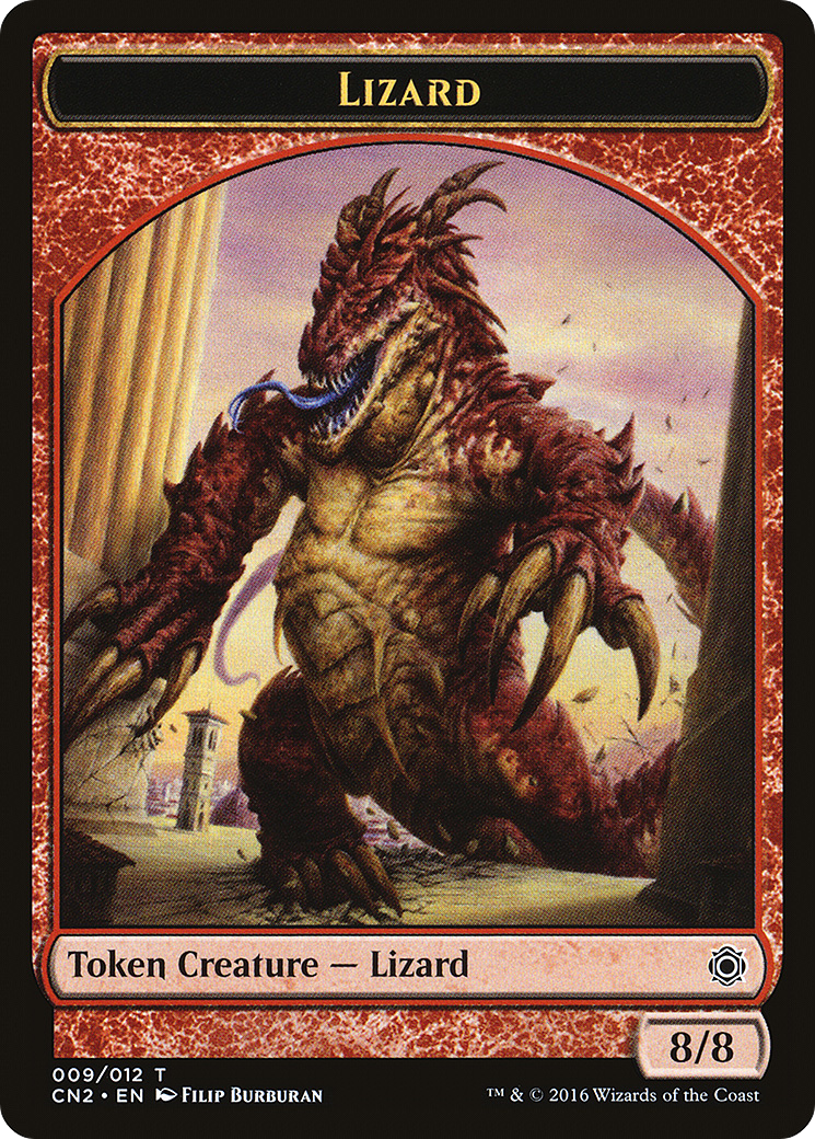 Lizard Token [Conspiracy: Take the Crown Tokens] | Silver Goblin