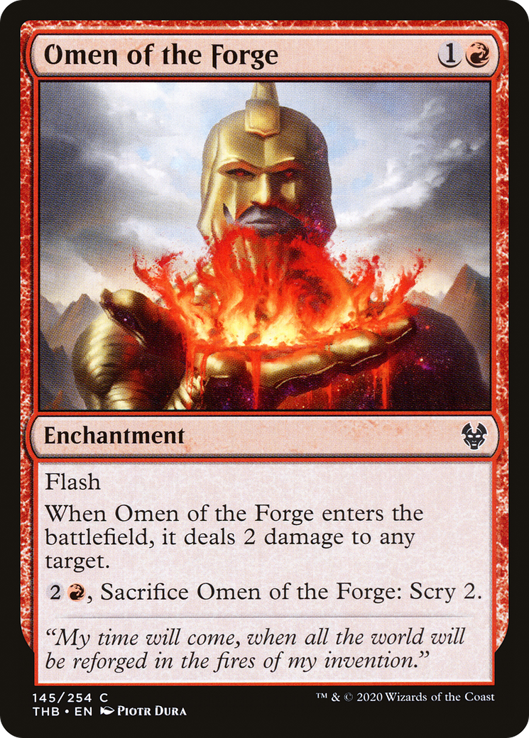 Omen of the Forge [Theros Beyond Death] Foil
