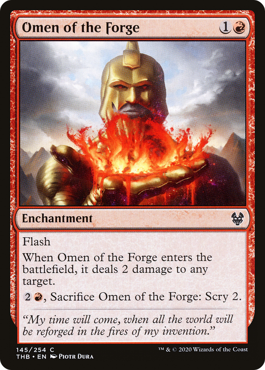 Omen of the Forge [Theros Beyond Death] Foil