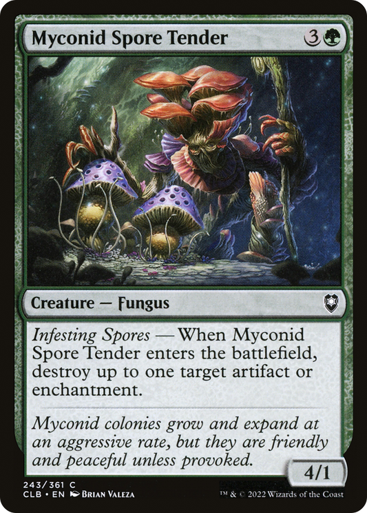 Myconid Spore Tender [Commander Legends: Battle for Baldur's Gate] Foil