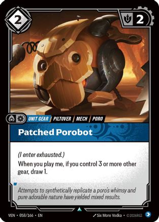 Patched Porobot (058) Foil - Vendetta