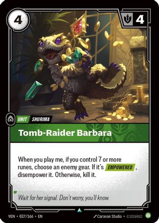 Tomb-Raider Barbara (037) Foil - Vendetta