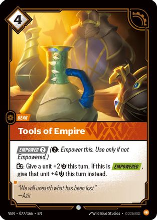 Tools of Empire (077) Foil - Vendetta