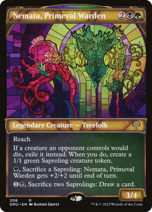 Nemata, Primeval Warden (Showcase) [Dominaria United] Foil