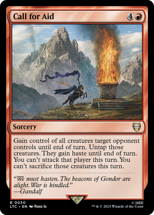 Call for Aid [The Lord of the Rings: Tales of Middle-Earth Commander] Foil