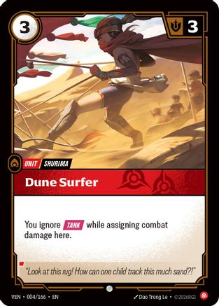 Dune Surfer (004) Foil - Vendetta