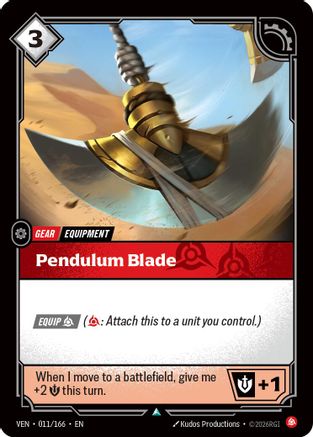 Pendulum Blade (011) Foil - Vendetta