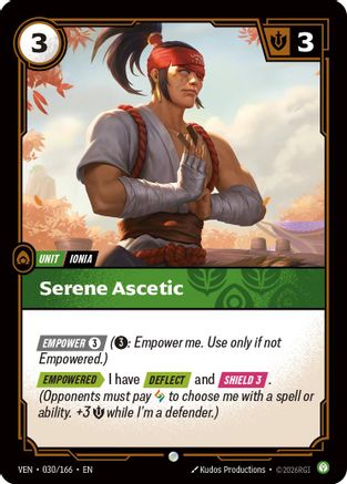Serene Ascetic (030) Foil - Vendetta