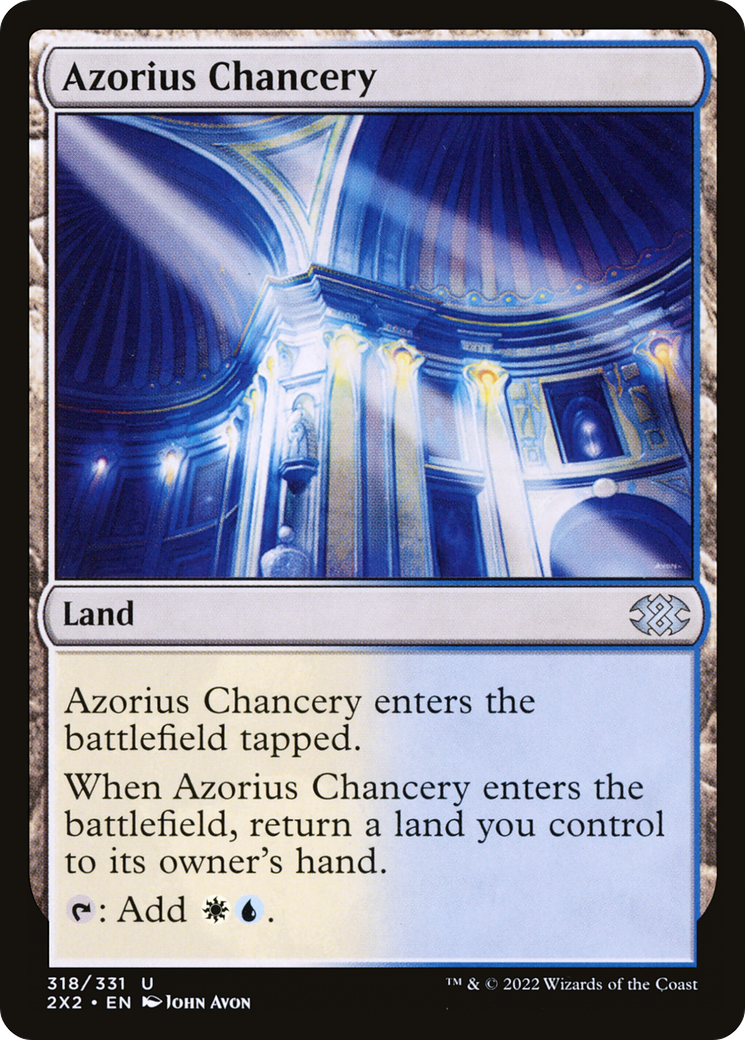 Azorius Chancery [Double Masters 2022] | Silver Goblin