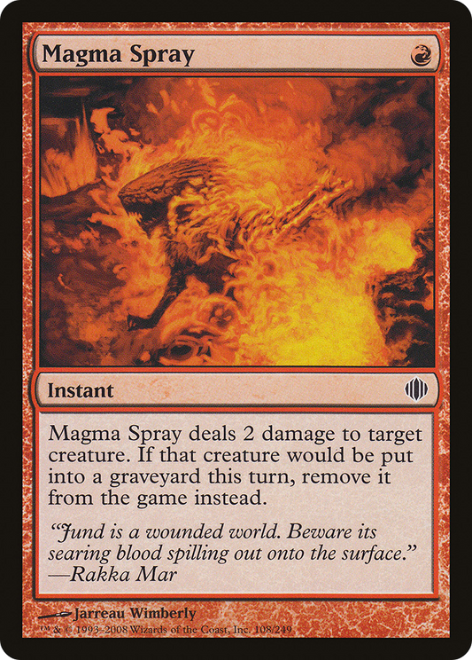 Magma Spray [Shards of Alara] Foil