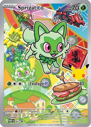 Sprigatito (61) Holofoil - Black Star Promos
