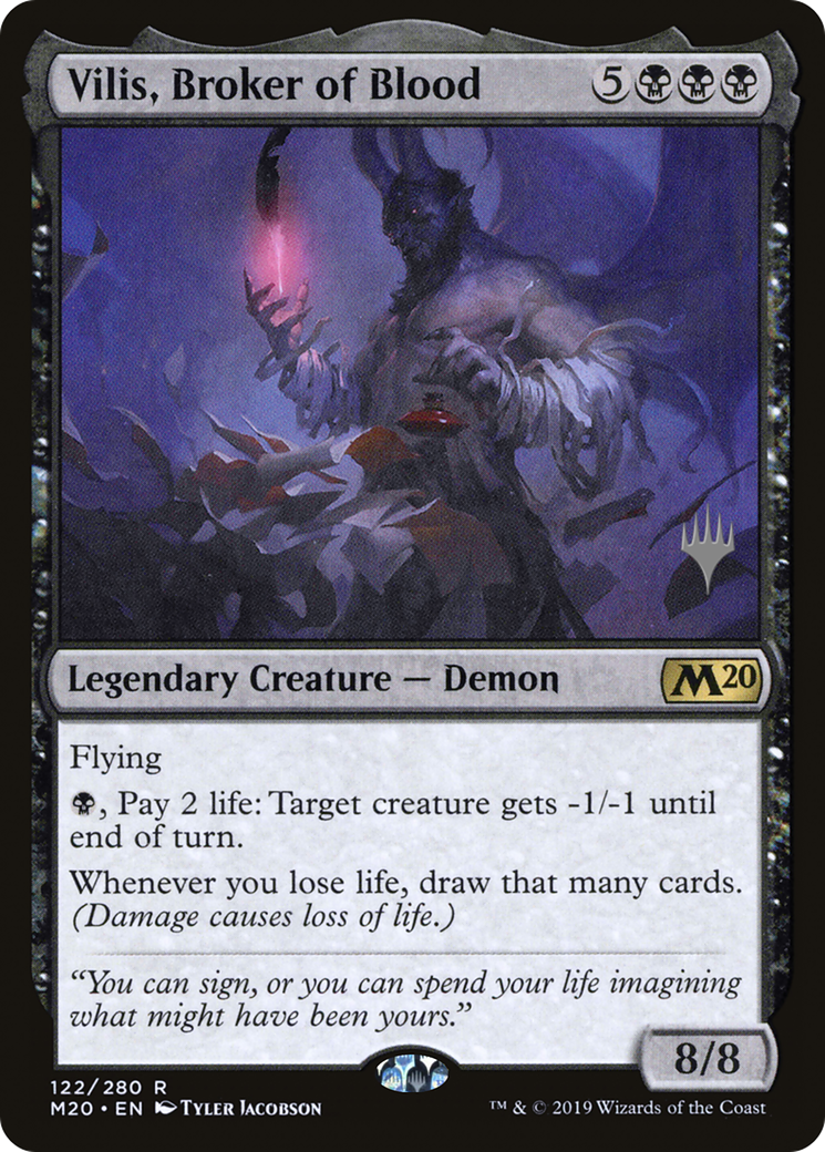 Vilis, Broker of Blood (Promo Pack) [Core Set 2020 Promos] | Silver Goblin