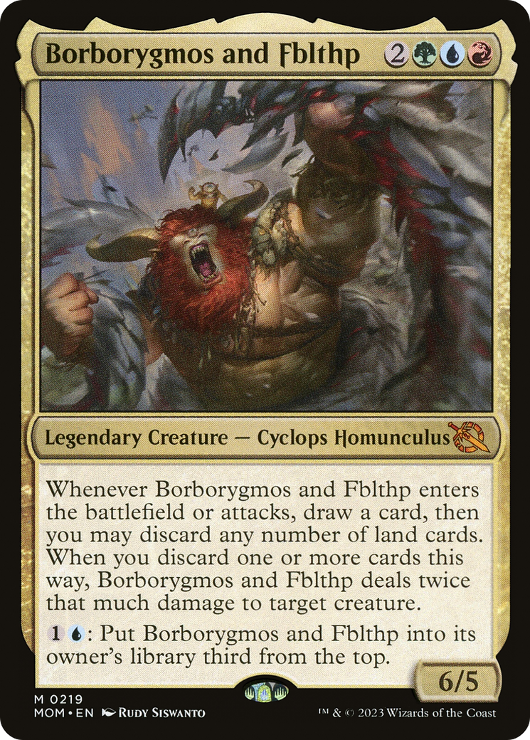 Borborygmos and Fblthp [March of the Machine] | Silver Goblin