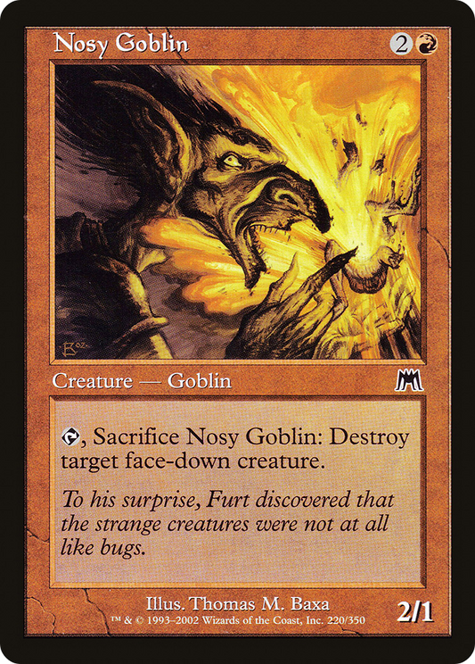 Nosy Goblin [Onslaught] Foil