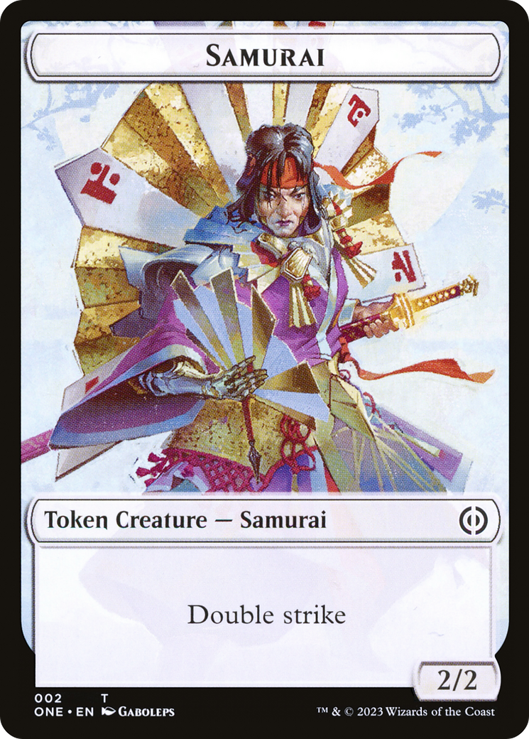 Samurai Token [Phyrexia: All Will Be One Tokens] | Silver Goblin