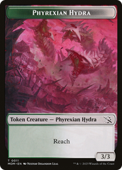 Phyrexian Myr // Phyrexian Hydra (11) Double-Sided Token [March of the Machine Tokens] | Silver Goblin