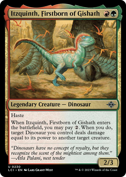 Itzquinth, Firstborn of Gishath [The Lost Caverns of Ixalan] Foil