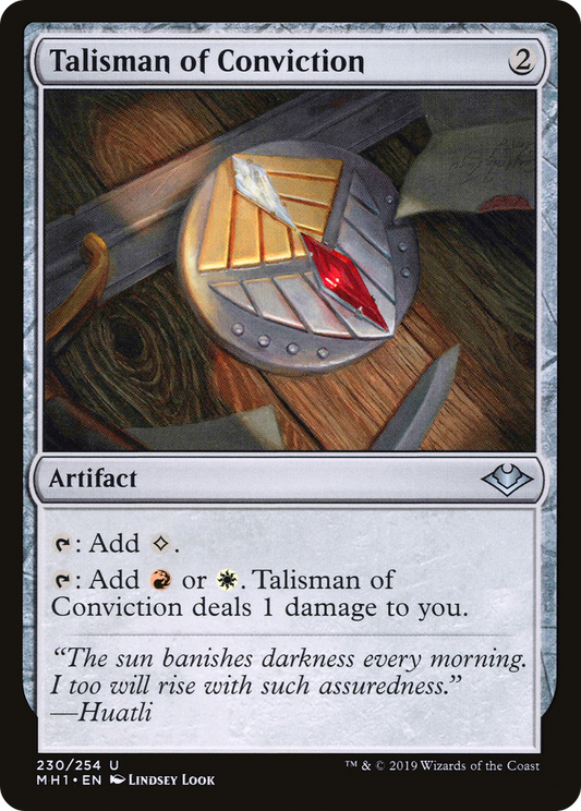 Talisman of Conviction [Modern Horizons] Foil