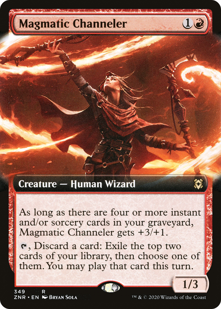 Magmatic Channeler (Extended Art) [Zendikar Rising] | Silver Goblin