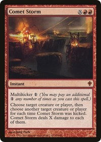 Comet Storm (Oversized) [Oversize Cards] | Silver Goblin