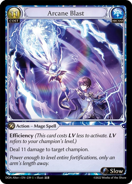 Arcane Blast (239) [Dawn of Ashes: Alter Edition] Foil