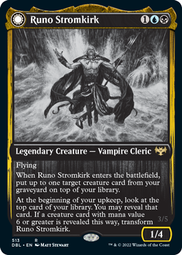 Runo Stromkirk // Krothuss, Lord of the Deep [Innistrad: Double Feature] Foil