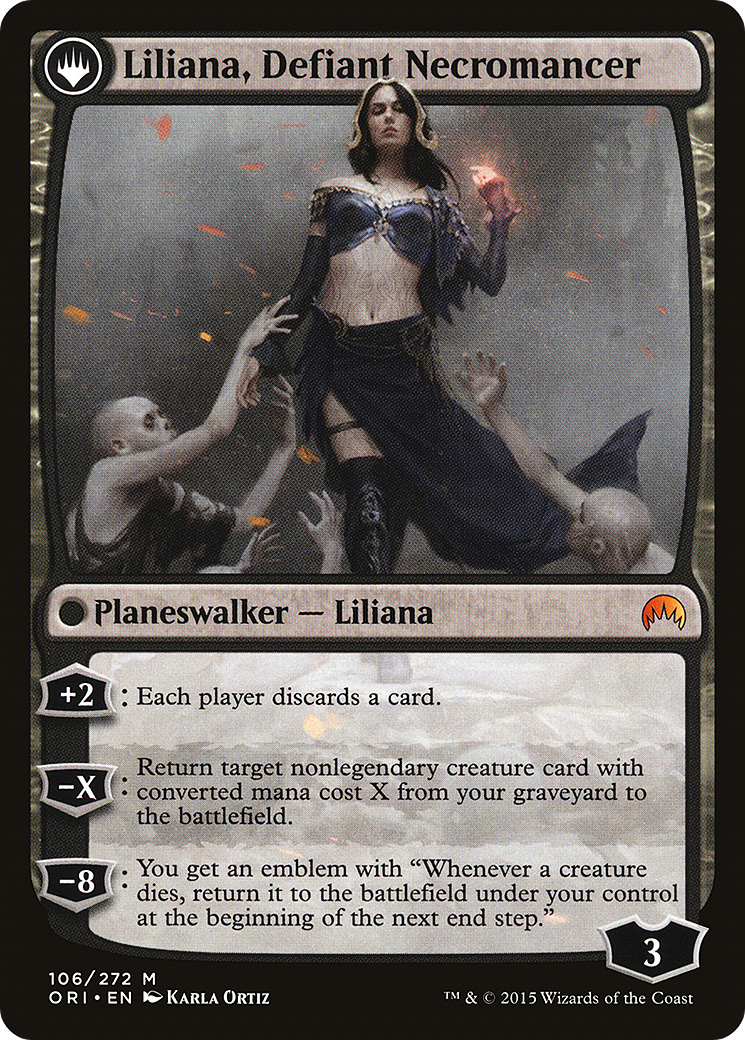 Liliana, Heretical Healer // Liliana, Defiant Necromancer [Secret Lair: From Cute to Brute] | Silver Goblin
