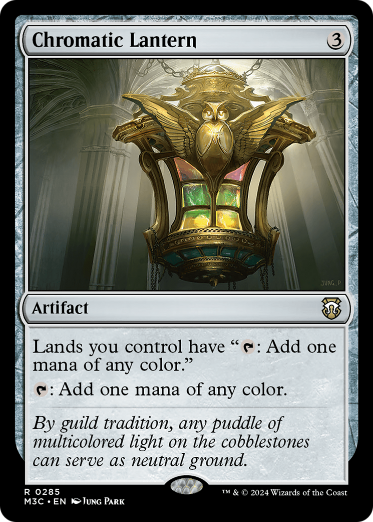 Chromatic Lantern (Ripple Foil) [Modern Horizons 3 Commander] | Silver Goblin