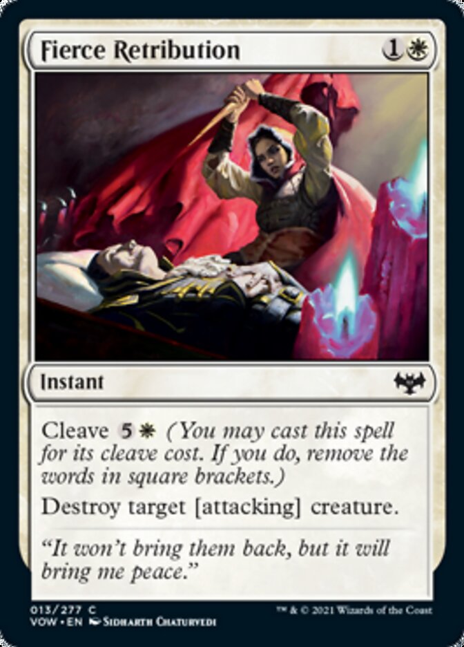 Fierce Retribution [Innistrad: Crimson Vow] | Silver Goblin