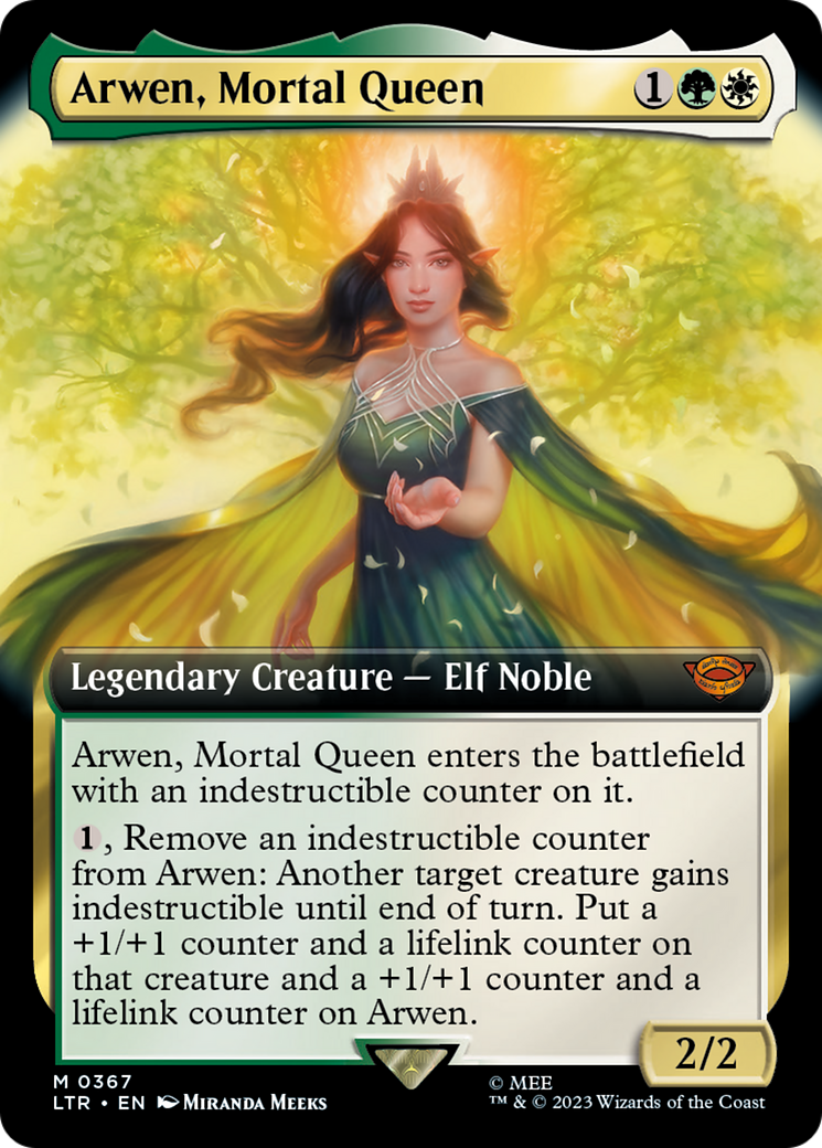 Arwen, Mortal Queen (Extended Art) [The Lord of the Rings: Tales of Middle-Earth] Foil