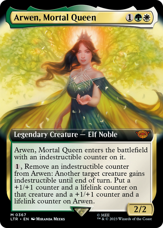 Arwen, Mortal Queen (Extended Art) [The Lord of the Rings: Tales of Middle-Earth] Foil