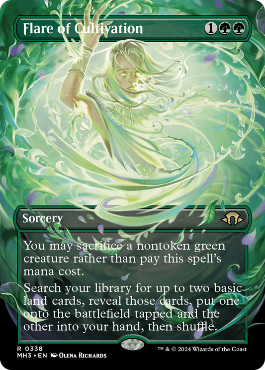 Flare of Cultivation (Borderless) [Modern Horizons 3] Foil