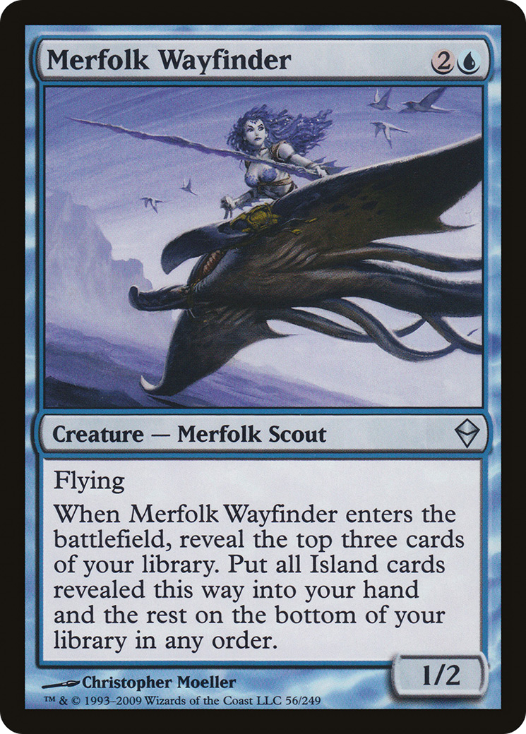 Merfolk Wayfinder (056) Foil - Zendikar