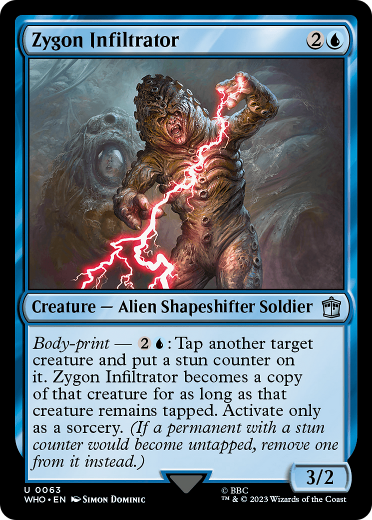 Zygon Infiltrator [Doctor Who] Foil