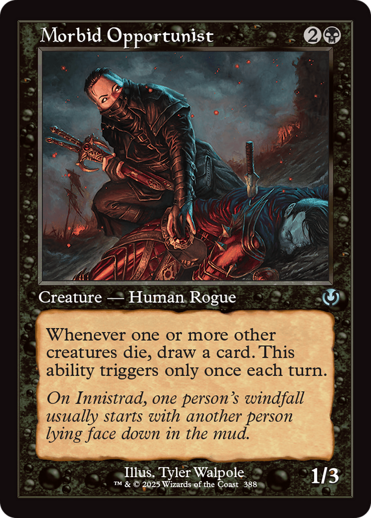 Morbid Opportunist (Retro Frame) Foil (388) - Innistrad Remastered