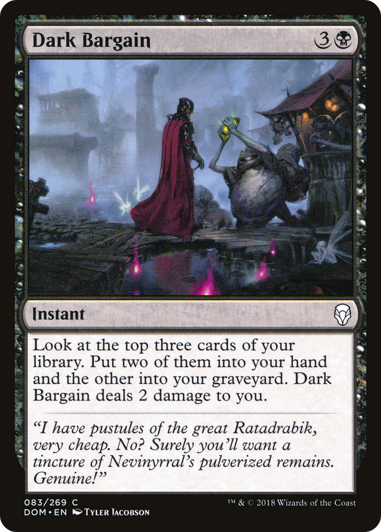 Dark Bargain [Dominaria] | Silver Goblin